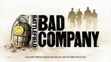 Battlefield - Bad Company (USA) (v1.20) (Disc) (Update) screen shot title